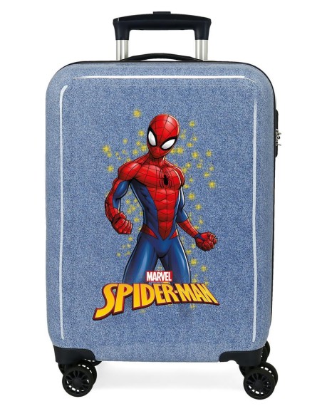 TROLLEY ABS 55CM.4R. SPIDERMAN REAL DENIM