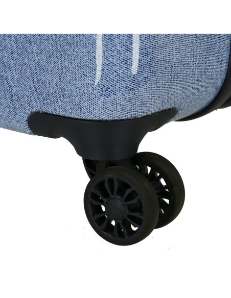 TROLLEY ABS 55CM.4R. SPIDERMAN REAL DENIM