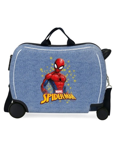 MALETA INF.ABS 4R. (2 MULTI) SPIDERMAN REAL DENIM