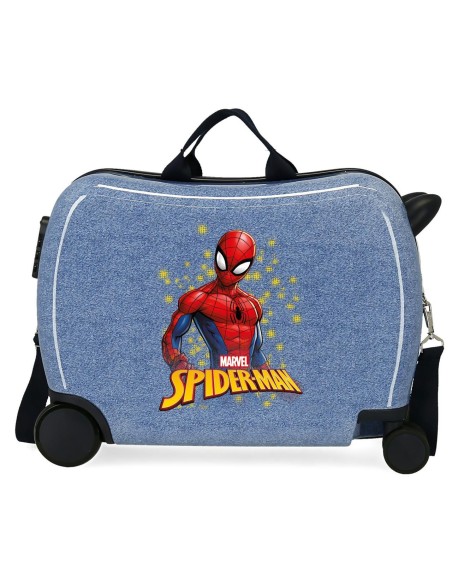 MALETA INF.ABS 4R. (2 MULTI) SPIDERMAN REAL DENIM