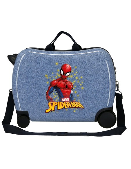 MALETA INF.ABS 4R. (2 MULTI) SPIDERMAN REAL DENIM