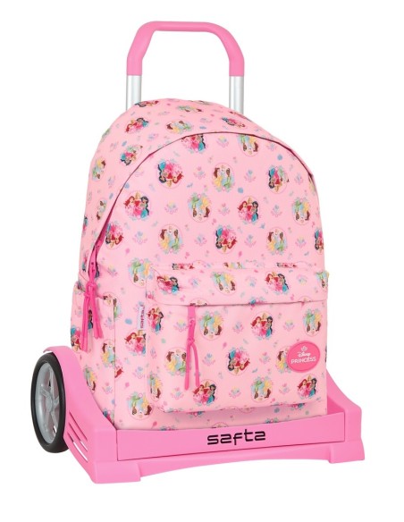 MOCH 775+CARRO EVOLUTION PRINCESAS DISNEY Mochilas Escola...