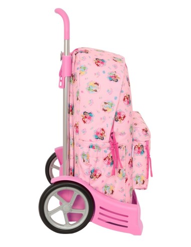 MOCH 775+CARRO EVOLUTION PRINCESAS DISNEY Mochilas Escola...