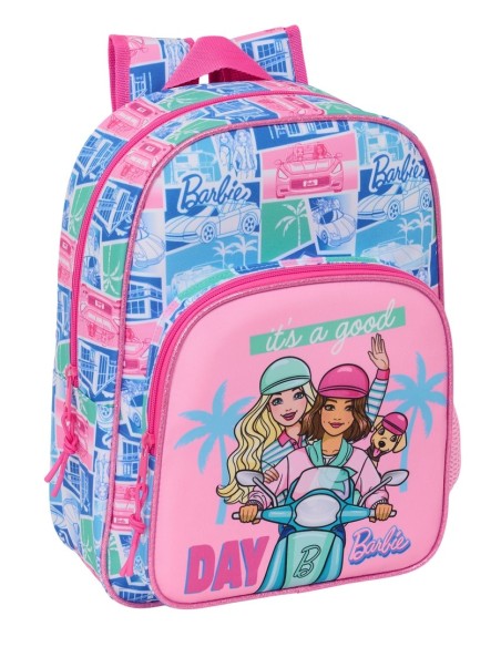 MOCHILA INFANTIL ADAPT.CARRO BARBIE Mochilas Escolares | ...