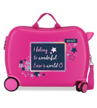 9199822 MALETA INF.ABS 4R.(2 MULTI.) 50CM. ENSO MAKE A WISH