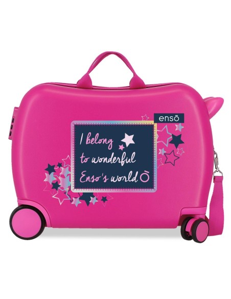 9199822 MALETA INF.ABS 4R.(2 MULTI.) 50CM. ENSO MAKE A WISH