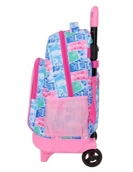 MOCHILA GDE. C/RUEDAS COMPACT EXTRAIBLE BARBIE Mochilas E...