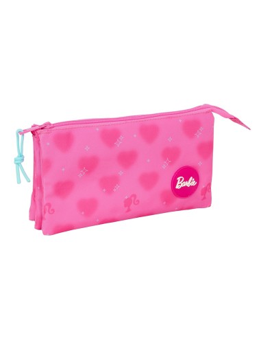 PORTATODO TRIPLE BARBIE "CORAZONES" Portatodo Estuche | F...