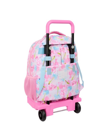 MOCHILA GDE. C/RUEDAS COMPACT EXTRAIBLE BARBIE "PAINTERLY...