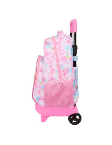 MOCHILA GDE. C/RUEDAS COMPACT EXTRAIBLE BARBIE "PAINTERLY...