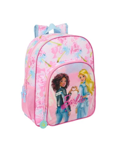 MOCHILA JUNIOR ADAPT.CARRO BARBIE "PAINTERLY" Mochilas Es...