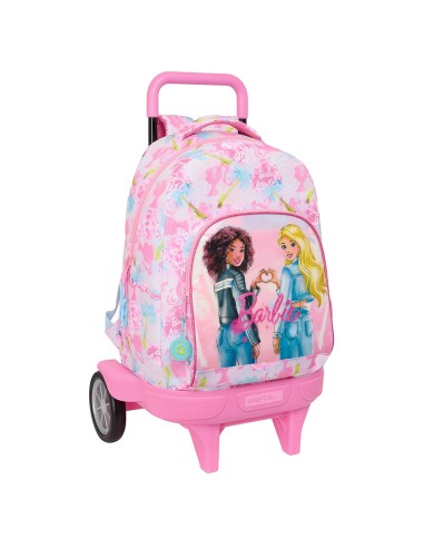MOCHILA GDE. C/RUEDAS COMPACT EVOL. EXT. BARBIE "PAINTERL...