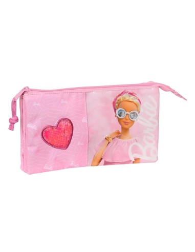 PORTATODO TRIPLE BARBIE "GIRL" Portatodo Estuche | Fraber