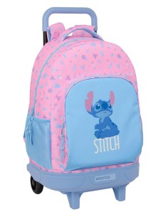 MOCHILA GDE. C/RUEDAS COMPACT EXTRAIBLE STITCH "BRIGHT" M...