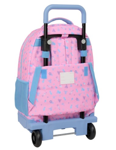MOCHILA GDE. C/RUEDAS COMPACT EXTRAIBLE STITCH "BRIGHT" M...
