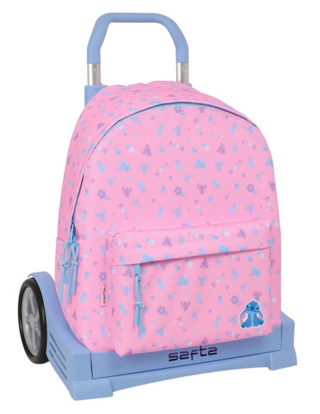 MOCH 774+CARRO EVOLUTION STITCH "BRIGHT" Mochilas Escolar...