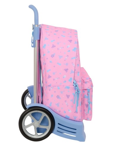 MOCH 774+CARRO EVOLUTION STITCH "BRIGHT" Mochilas Escolar...