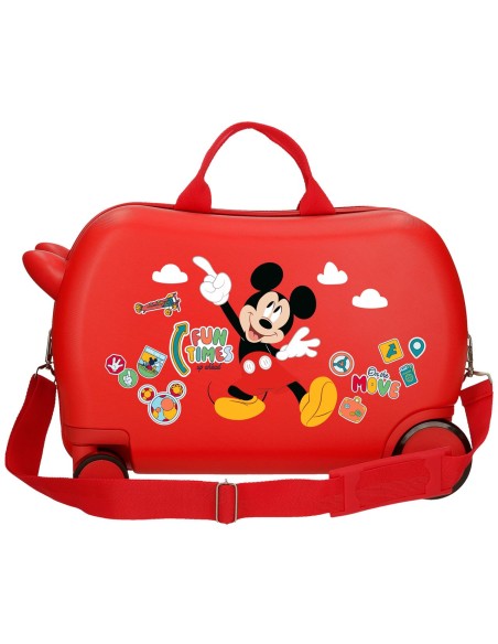 4231012 MALETA INF.ABS 4R.(2 MULTI.) 45CM. MICKEY FUN TIMES