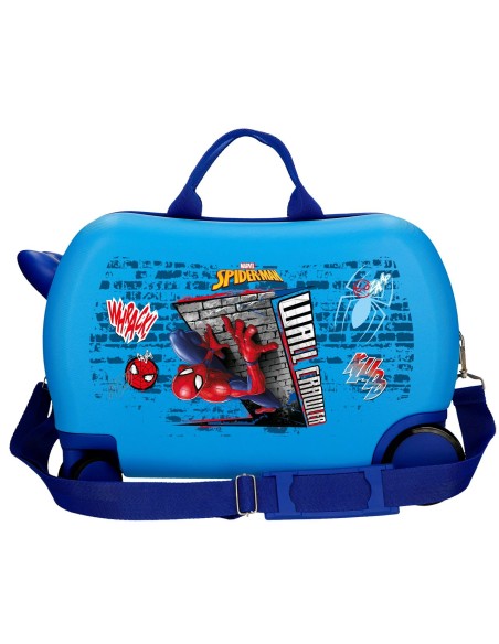 4271011 MALETA INF.ABS 4R.(2 MULTI.) 45CM. SPIDERMAN WALL CR