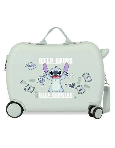 4369811 MALETA INF.ABS 4R.(2 MULTI.) 50CM. STICH KEEP GOING