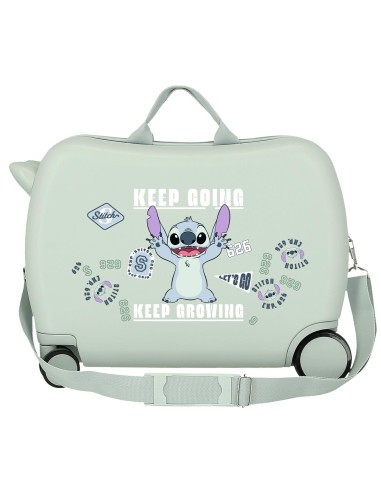 4369811 MALETA INF.ABS 4R.(2 MULTI.) 50CM. STICH KEEP GOING