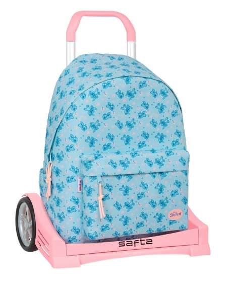 MOCH 775+CARRO EVOLUTION STITCH "OHANA" Mochilas Escolare...