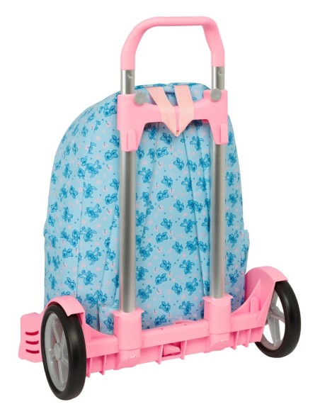 MOCH 775+CARRO EVOLUTION STITCH "OHANA" Mochilas Escolare...