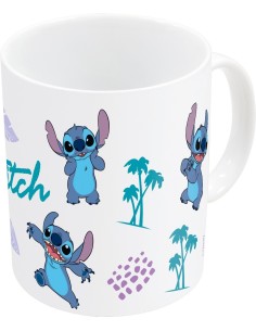 TAZA CERÁMICA 325ml EN CAJA REGALO STITCH LEAVES PATTERN ... 2