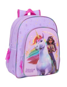 MOCHILA JUNIOR ADAPT.CARRO UNICORN ACADEMY Mochilas Escol...