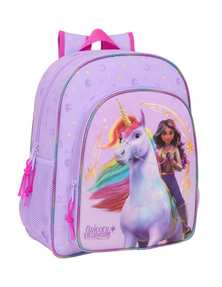 MOCHILA JUNIOR ADAPT.CARRO UNICORN ACADEMY Mochilas Escol...