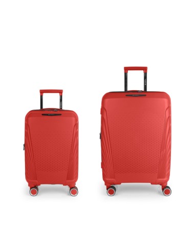Set 2 Maletas C22-M  Gabol Soho Rojo