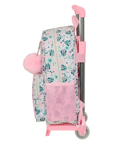 MOCH 609+CARRO 705 MINNIE MOUSE "MINTY" Mochilas Guarderí...