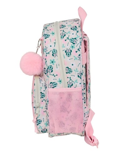 MOCHILA INFANTIL BOLSILLOS ADAPT.CARRO MINNIE MOUSE "MINT...