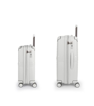Set 2 Maletas C22-M  Gabol Crosby Blanco 2