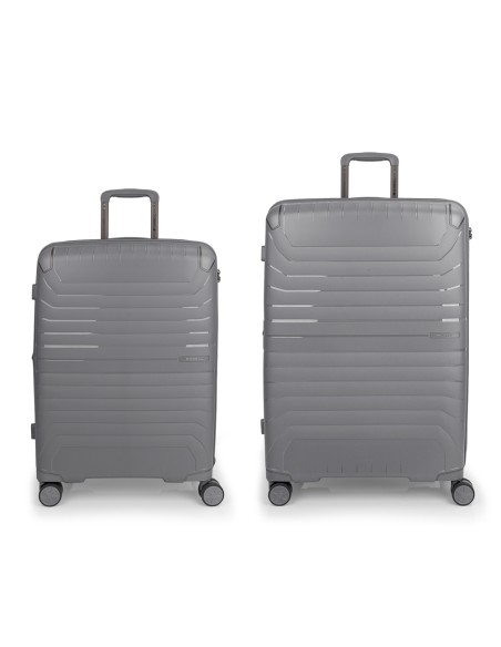 Set 2 Maletas M-L Gabol Crosby Gris Juego de Maletas | Fr...