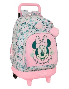 MOCHILA GDE. C/RUEDAS COMPACT EXTRAIBLE MINNIE MOUSE "MIN...