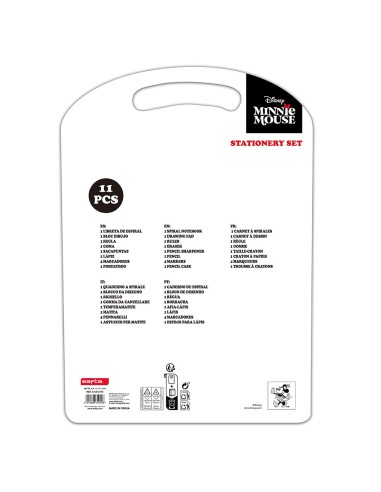 SET ESCRITURA MINNIE MOUSE "NAIVE" Complementos | Fraber