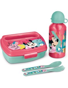 SET DE BOTELLA Y SANDWICHERA + CUBIERTOS MINNIE MOUSE "NA... 2