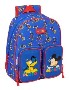 MOCHILA INFANTIL BOLSILLOS ADAPT.CARRO MICKEY MOUSE "TODA...