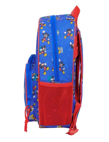 MOCHILA INFANTIL BOLSILLOS ADAPT.CARRO MICKEY MOUSE "TODA...