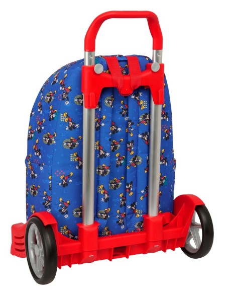 MOCH 775+CARRO EVOLUTION MICKEY MOUSE "TODAY" Mochilas co...