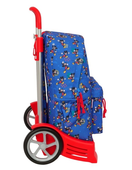 MOCH 775+CARRO EVOLUTION MICKEY MOUSE "TODAY" Mochilas co...
