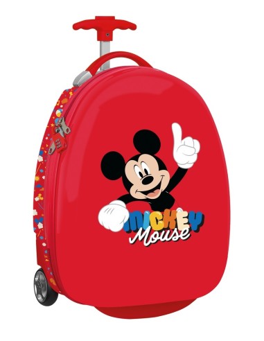 TROLLEY INFANTIL 16" MICKEY MOUSE "GOOD DAY" Maletas Infa...