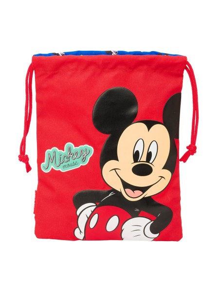 SAQUITO MERIENDA MICKEY MOUSE "GOOD DAY" Mochilas Guarder...