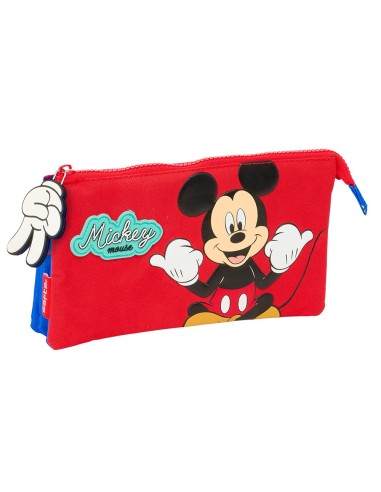 PORTATODO TRIPLE MICKEY MOUSE "GOOD DAY" Portatodo Estuch...