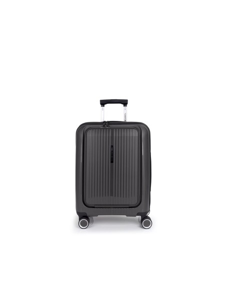 Maleta Trolley Cabina Con Bolsillo Frontal Gabol Brooklyn...