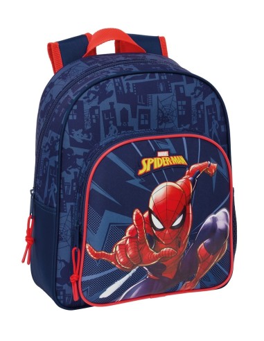 MOCHILA INFANTIL ADAPT.CARRO SPIDER-MAN Mochilas Escolare...