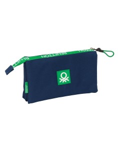 PORTATODO TRIPLE BENETTON "GREEN" Portatodo Estuche | Fraber 2