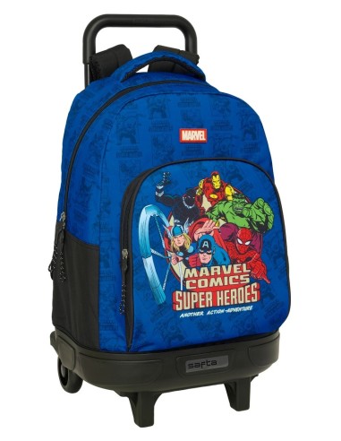MOCHILA GDE. C/RUEDAS COMPACT EXTRAIBLE AVENGERS Mochilas...