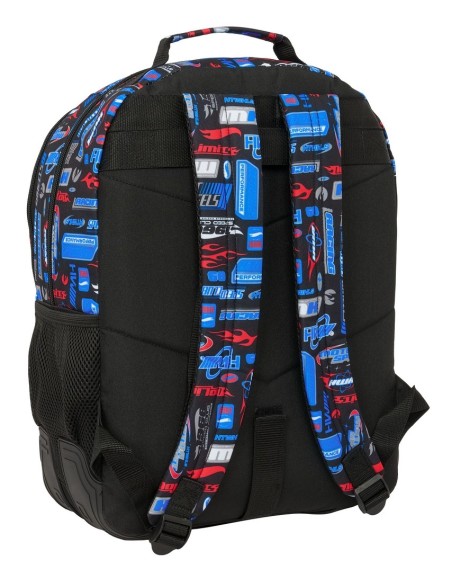 MOCHILA DOBLE ADAPT.CARRO HOT WHEELS Mochilas Escolares |...